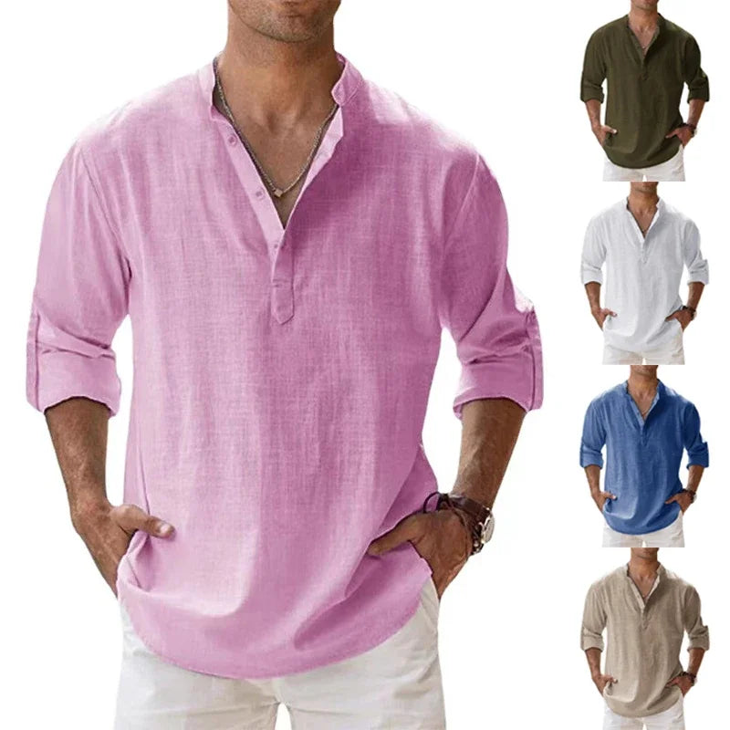 Camisa de linho model
