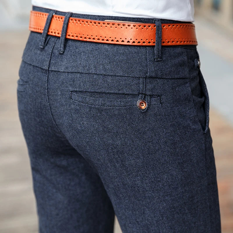 Calça casual poliéster alta qualidade